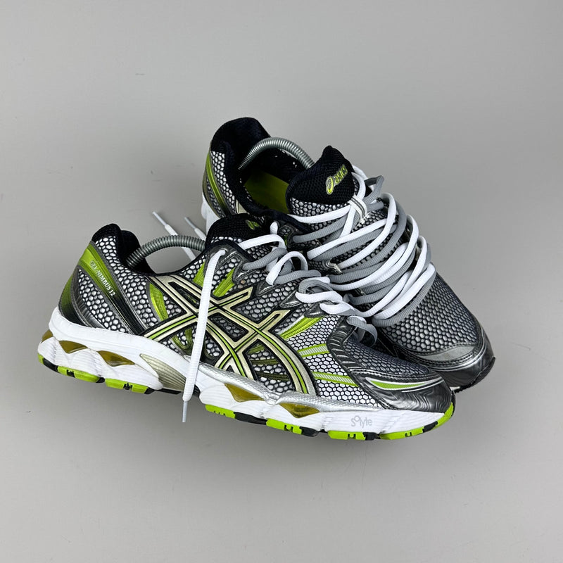 GEL Nimbus 16 — Argent / Vert citron