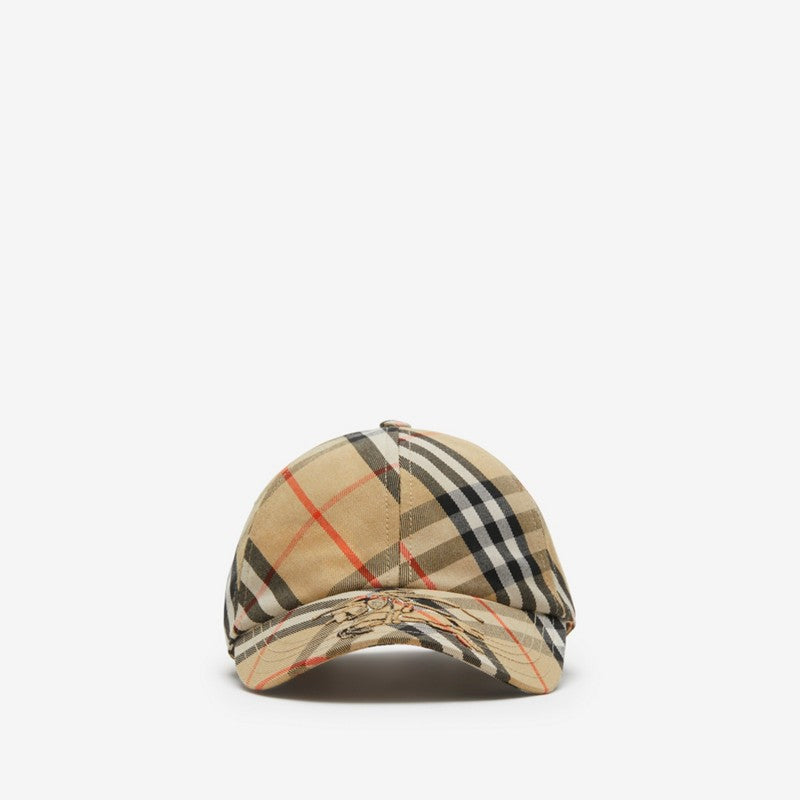 Casquette de baseball en coton mélangé Check EKD – vue 1