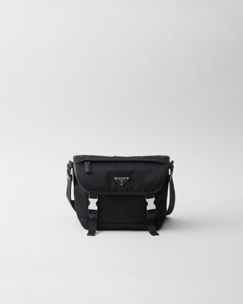 Sac porté épaule en Re-Nylon et cuir Saffiano