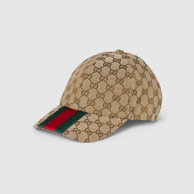 CASQUETTE DE BASE-BALL EN TOILE GG D'ORIGINE Beige – vue 1