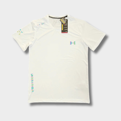 Ensemble short/t-shirt Under Fluo Blanc – vue 2