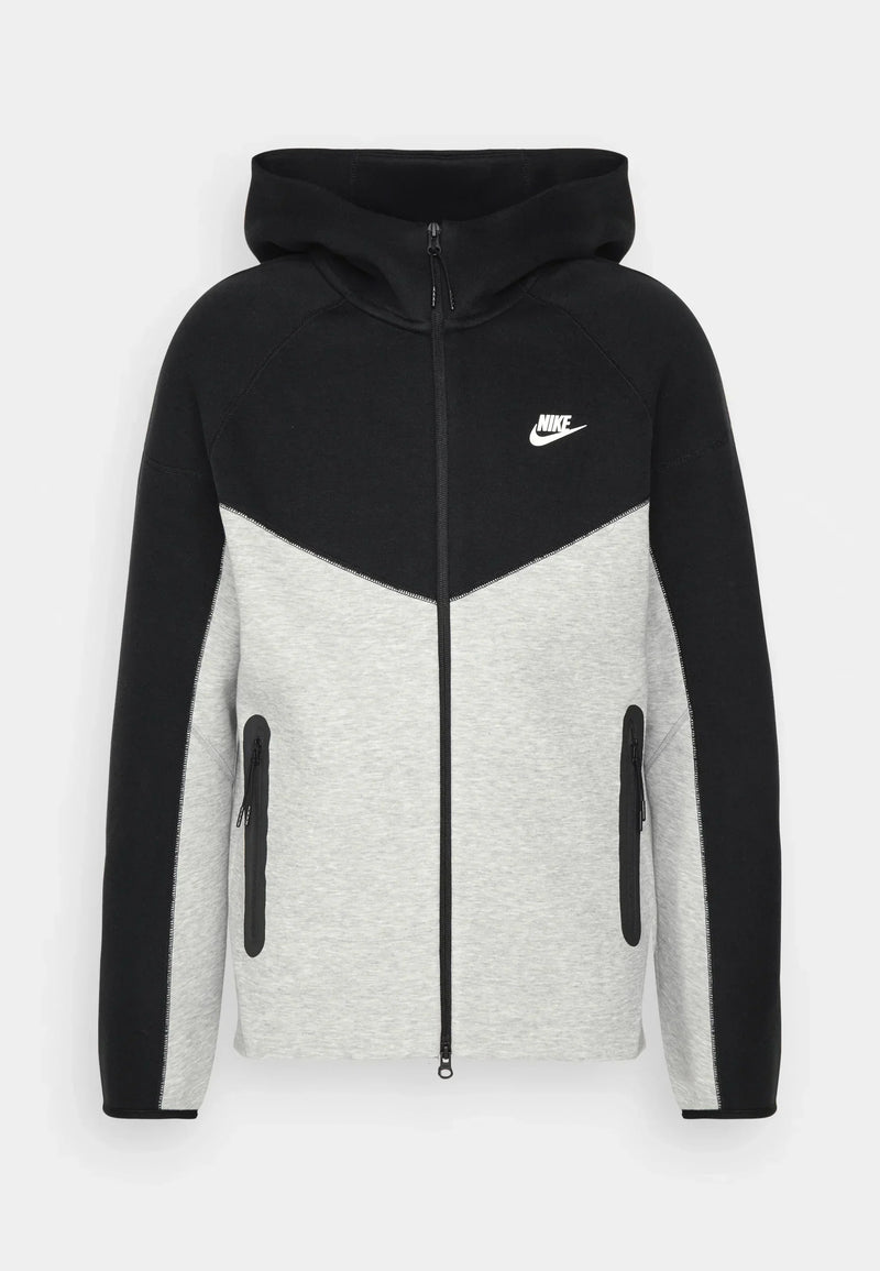 Nike Nouveau Tech Fleece Zippé Noir Et Gris – vue 1