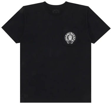 T-Shirt Chrome Heart Noir Drapeau US
