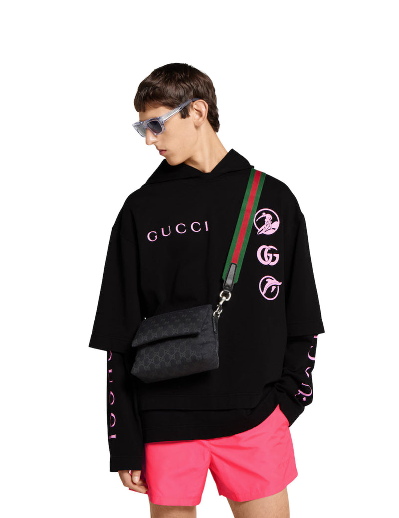 Sac à bandoulière en toile GG petit format - #1 – vue 4