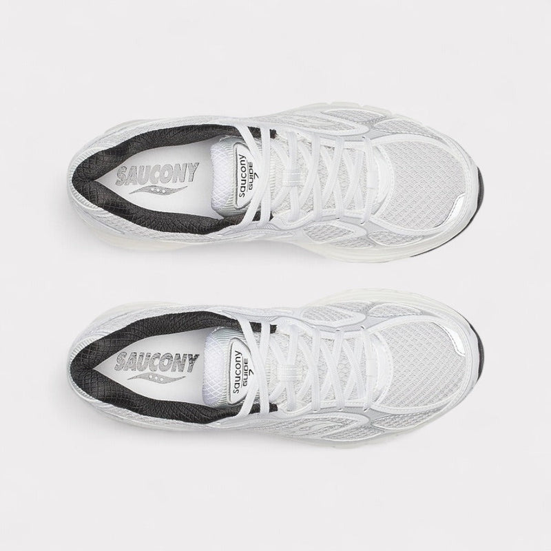 Saucony Progrid Guide 7 - White Black – vue 4