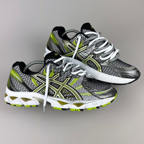 GEL Nimbus 16 — Argent / Vert citron