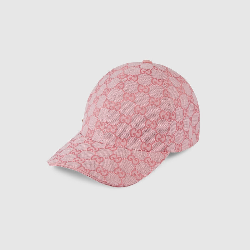 CASQUETTE EN TOILE GG Rose – vue 1