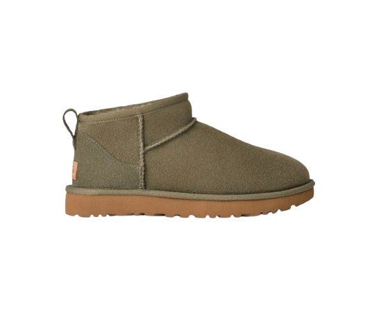 UGG Femme Botte Classic Ultra Mini Vert – vue 1