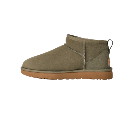 UGG Femme Botte Classic Ultra Mini Vert – vue 3