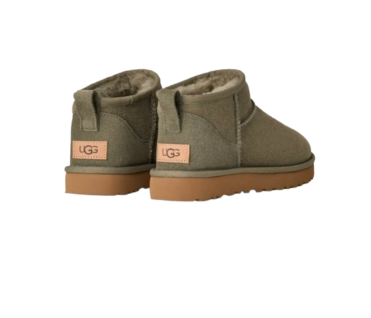 UGG Femme Botte Classic Ultra Mini Vert – vue 4