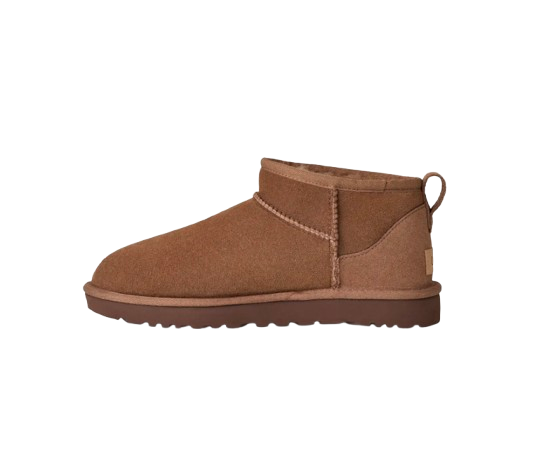UGG Femme Botte Classic Ultra Mini Marron – vue 4