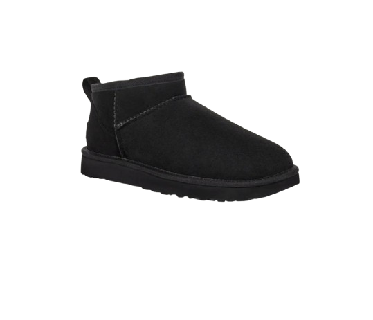 UGG Femme Botte Classic Ultra Mini Noir – vue 2