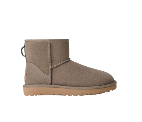 Femme Botte Classic Mini II Gris Galet