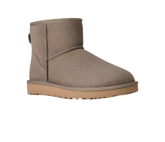 Femme Botte Classic Mini II Gris Galet – vue 2