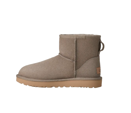 Femme Botte Classic Mini II Gris Galet – vue 3