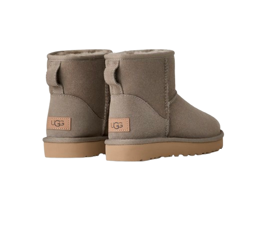 Femme Botte Classic Mini II Gris Galet – vue 4