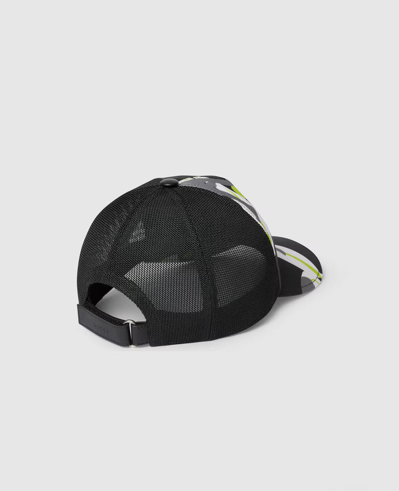 Casquette en toile de coton imprimée – vue 4