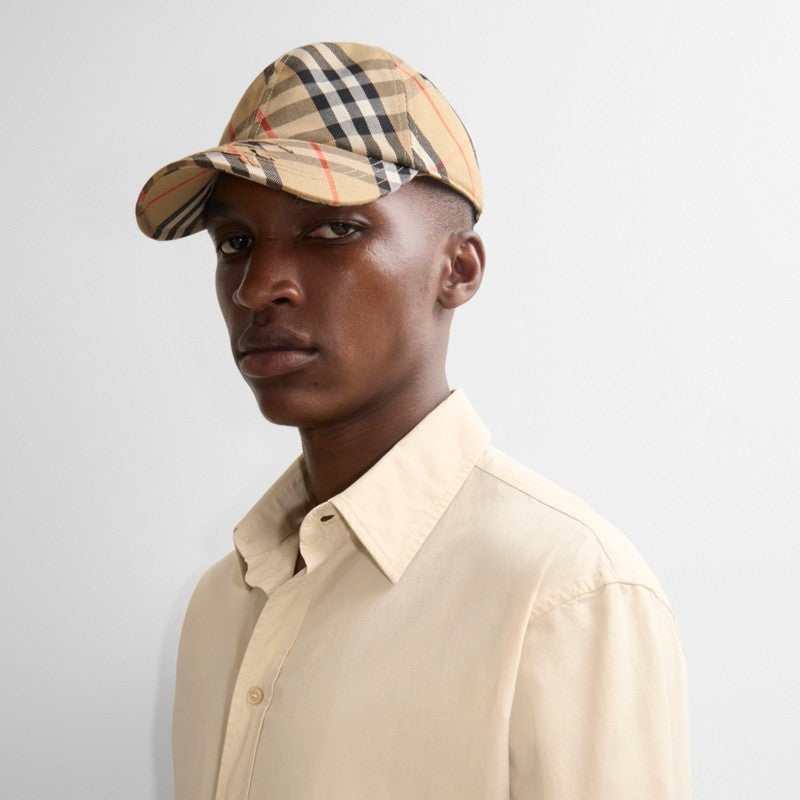 Casquette de baseball en coton mélangé Check EKD – vue 2