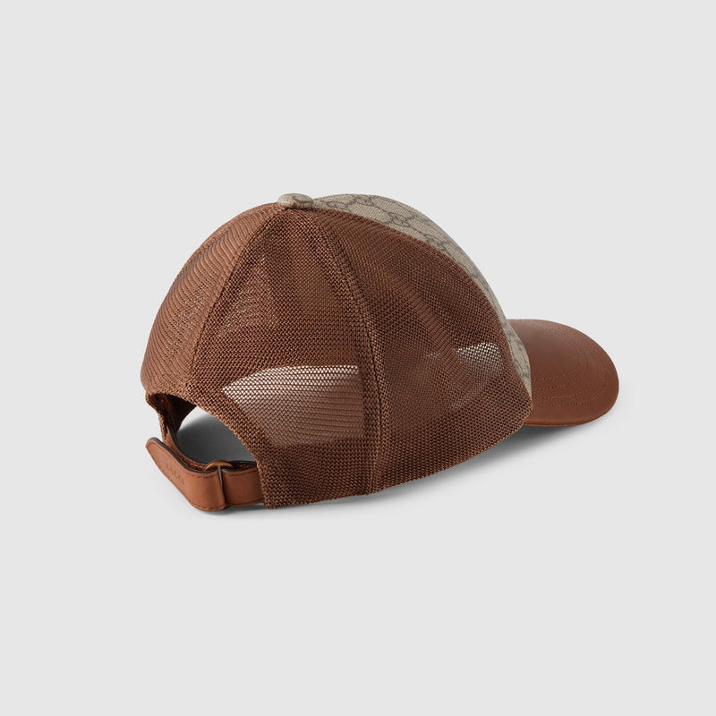 CASQUETTE EN TOILE GG MONOGRAM maron – vue 4