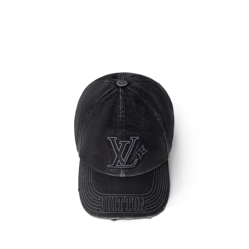 Casquette LV Denim Washed – vue 4