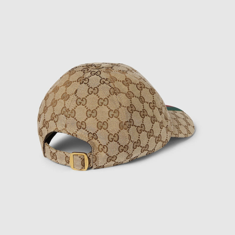CASQUETTE DE BASE-BALL EN TOILE GG D'ORIGINE Beige – vue 3