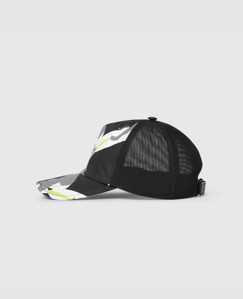 Casquette en toile de coton imprimée – vue 2