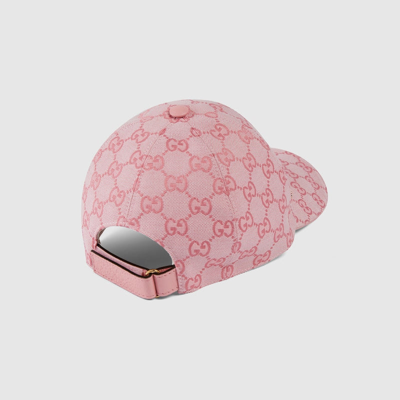 CASQUETTE EN TOILE GG Rose – vue 3