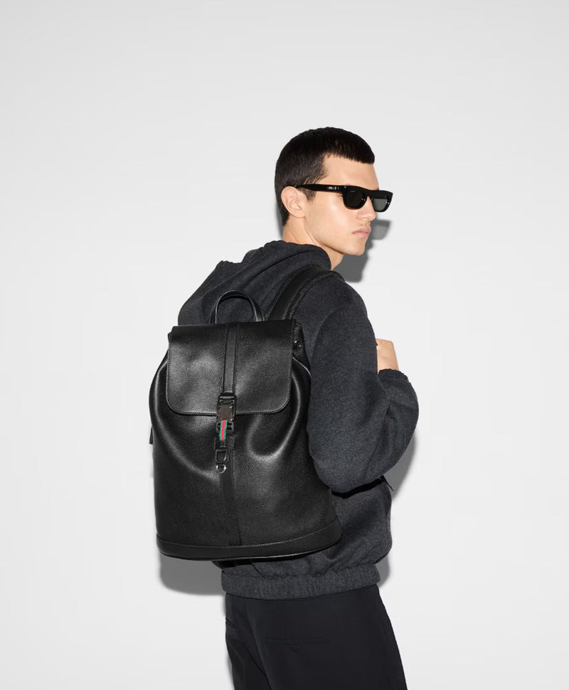 Sac à dos avec bande Web moyen format – vue 3