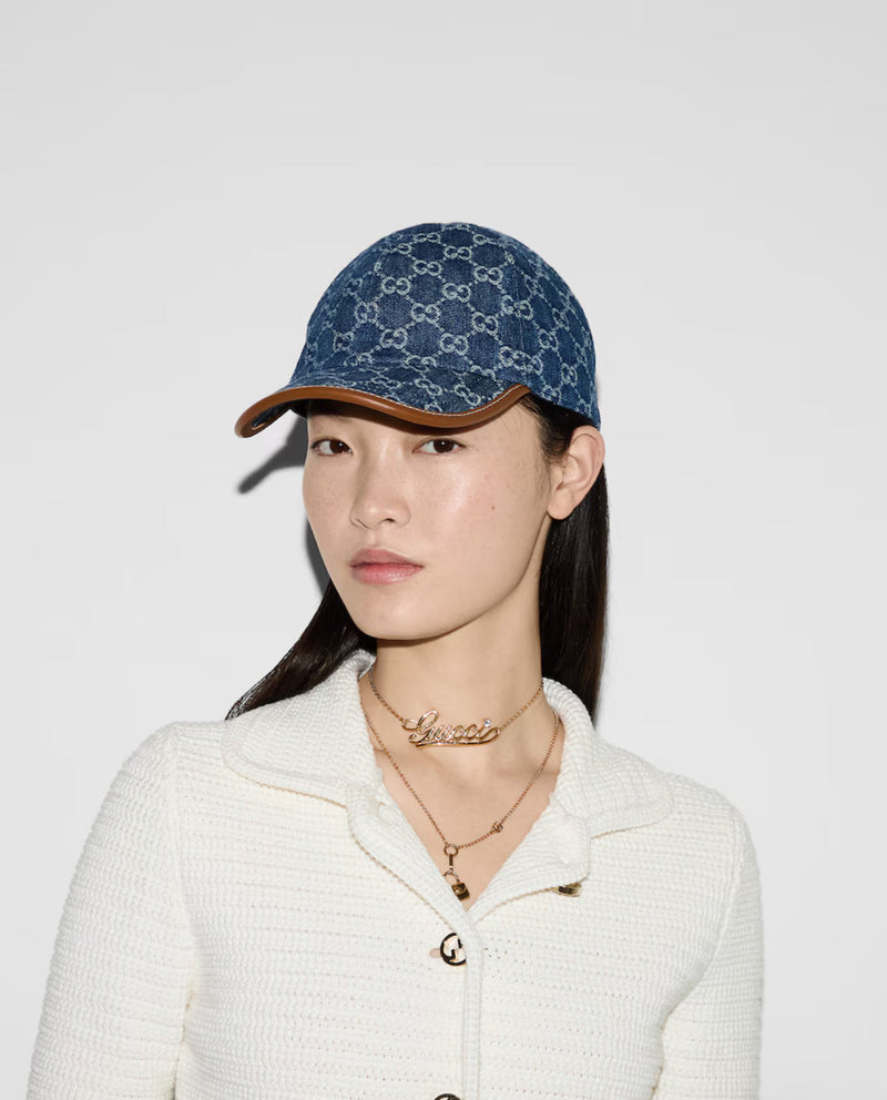 Casquette en denim GG – vue 3