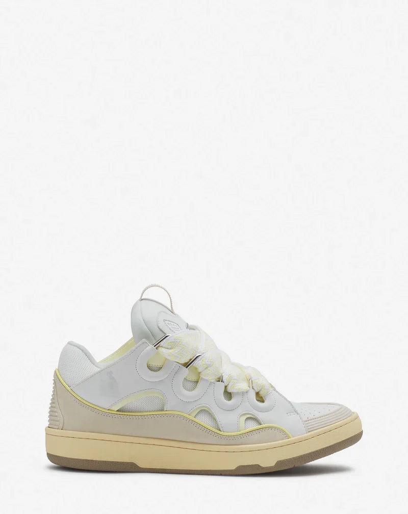 Lanvin Curb Blanc Et Jaune – vue 1