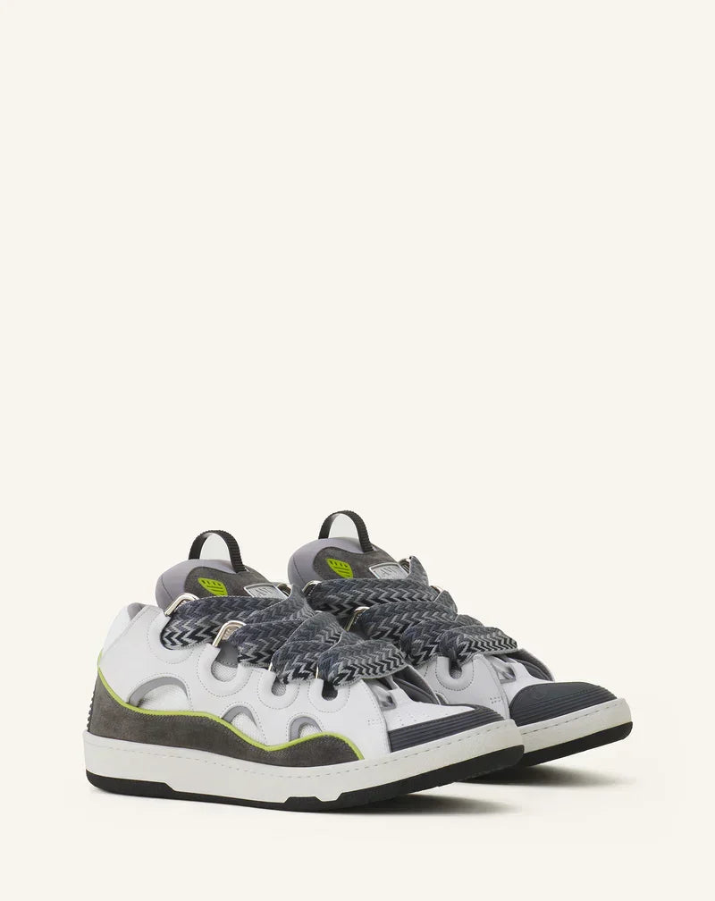 Lanvin Curb Gris Et Vert – vue 2