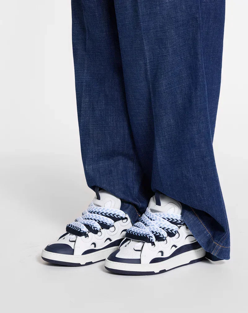 Lanvin Curb Bleu Marine – vue 3