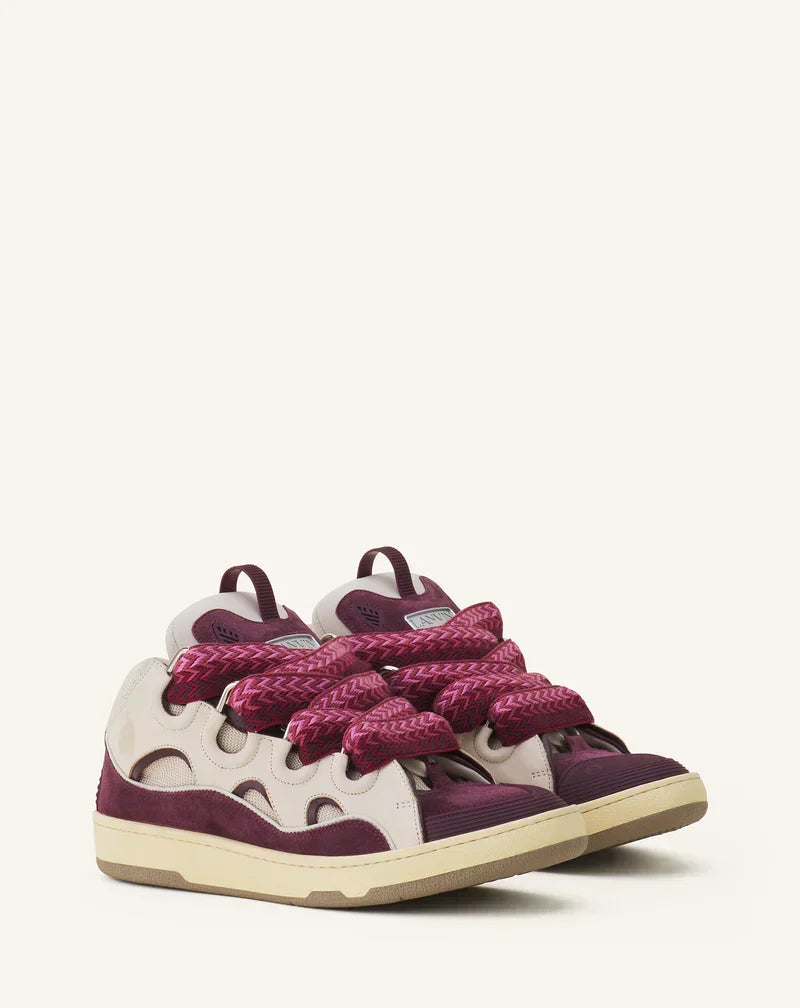 Lanvin Curb Beige Et Bordeaux – vue 2