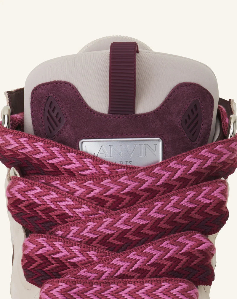 Lanvin Curb Beige Et Bordeaux – vue 4