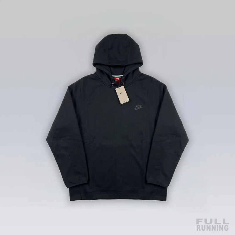 Pull Tech Fleece avec Capuche Noir – vue 1