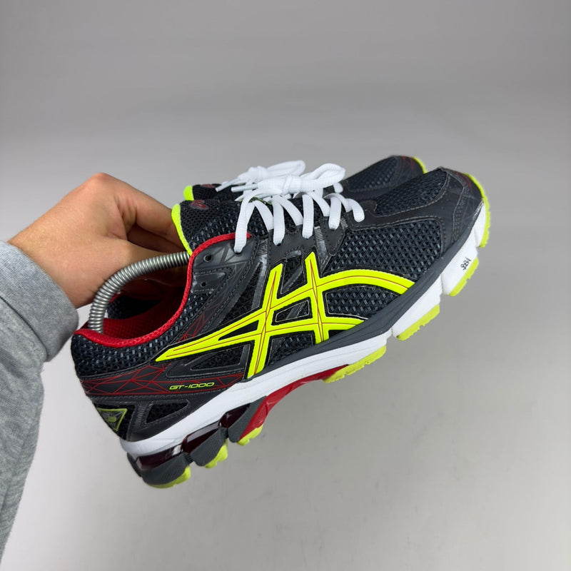 GEL Nimbus 16 — Noir / Jaune fluo / Rouge