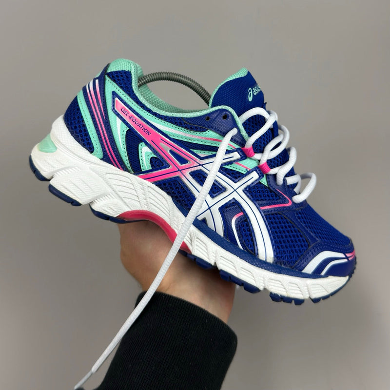 GEL Nimbus 16 — Bleu roi / Vert menthe