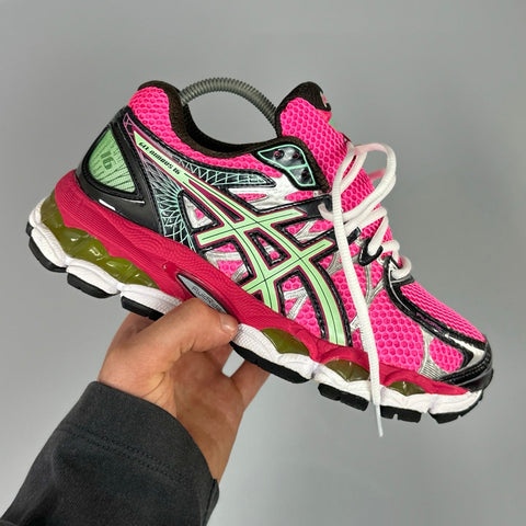 GEL Nimbus 16 — Rose fluo / Vert menthe