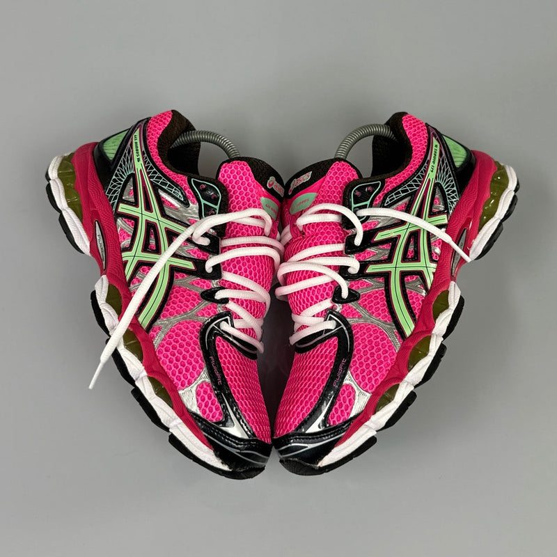 GEL Nimbus 16 — Rose fluo / Vert menthe