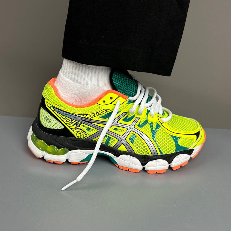 GEL Nimbus 16 — Jaune fluo / Turquoise