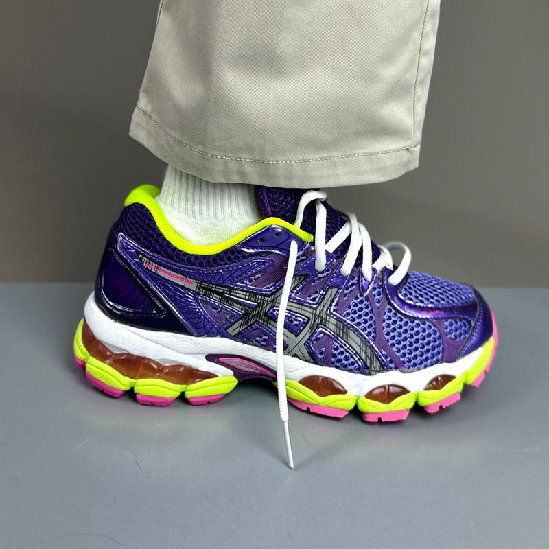 GEL Nimbus 16 — Violet / Citron / Rose fluo