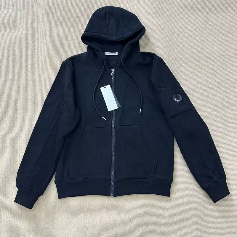 Gilet C.P Company Hublot Noir – vue 1