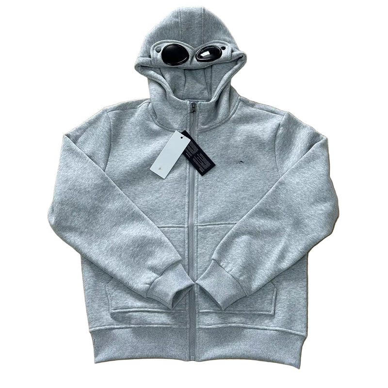 Gilet C.P Company Avec Lunette Gris – vue 1