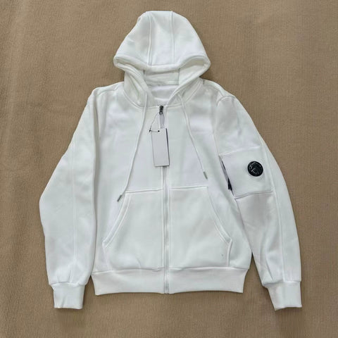 Gilet C.P Company Hublot Blanc