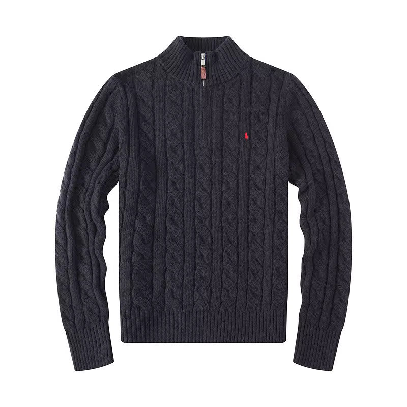 Quarter Zip Ralph Lauren Noir – vue 1