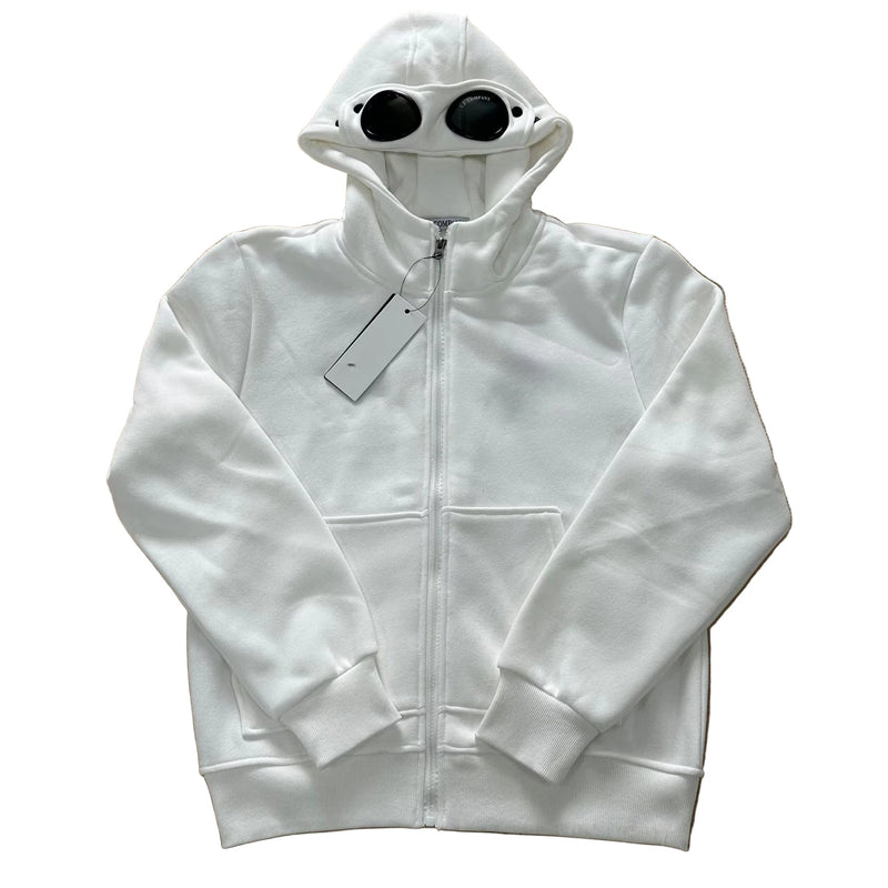 Gilet C.P Company Avec Lunette Blanc – vue 1