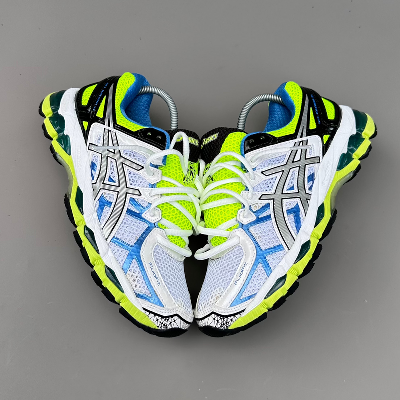 GEL Nimbus 16 — Blanc / Jaune fluo / Vert