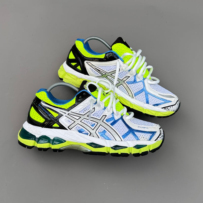GEL Nimbus 16 — Blanc / Jaune fluo / Vert