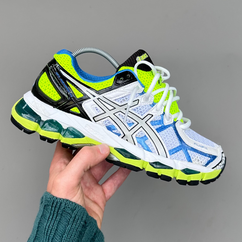 GEL Nimbus 16 — Blanc / Jaune fluo / Vert