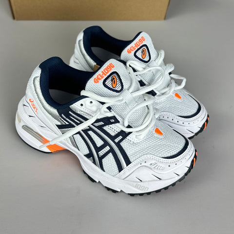 GEL Nimbus 16 — Blanc / Marine / Orange